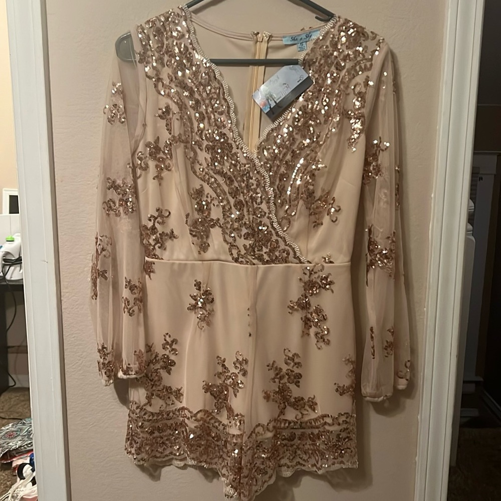 She+Sky sequence romper size S NWT